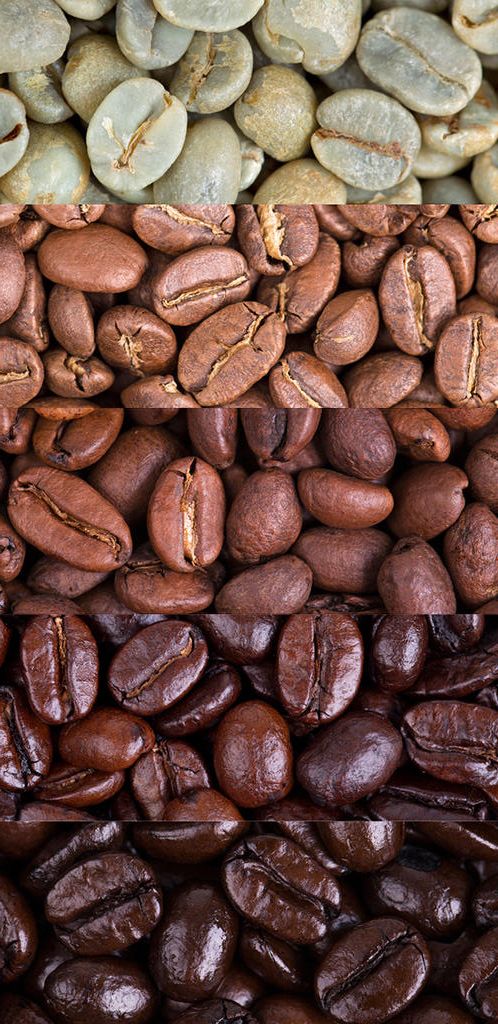 Grades of coffee roasting